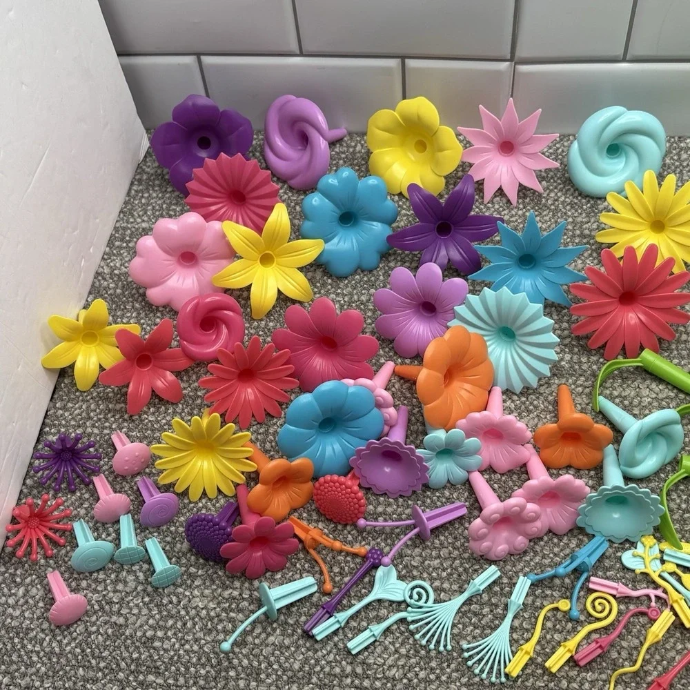 Cenove Classroom Homeschool Flower Building Supplies Pretend Play STEM 130+